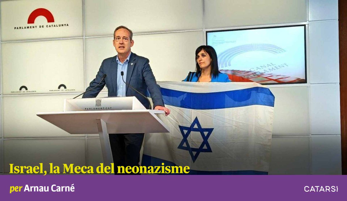 Catarsi magazín (@catarsimagazin) on Twitter photo Israel i el projecte sionista es troben actualment a l'avantguarda de l'extrema dreta internacional: vincles econòmics, aliances polítiques i un camp de proves pel control social.
✍️<a href="/arnautigre/">Arnau Manresa</a>
catarsimagazin.cat/israel-la-meca… Israel i el projecte sionista es troben actualment a l'avantguarda de l'extrema dreta internacional: vincles econòmics, aliances polítiques i un camp de proves pel control social.
✍️<a href="/arnautigre/">Arnau Manresa</a>
catarsimagazin.cat/israel-la-meca…