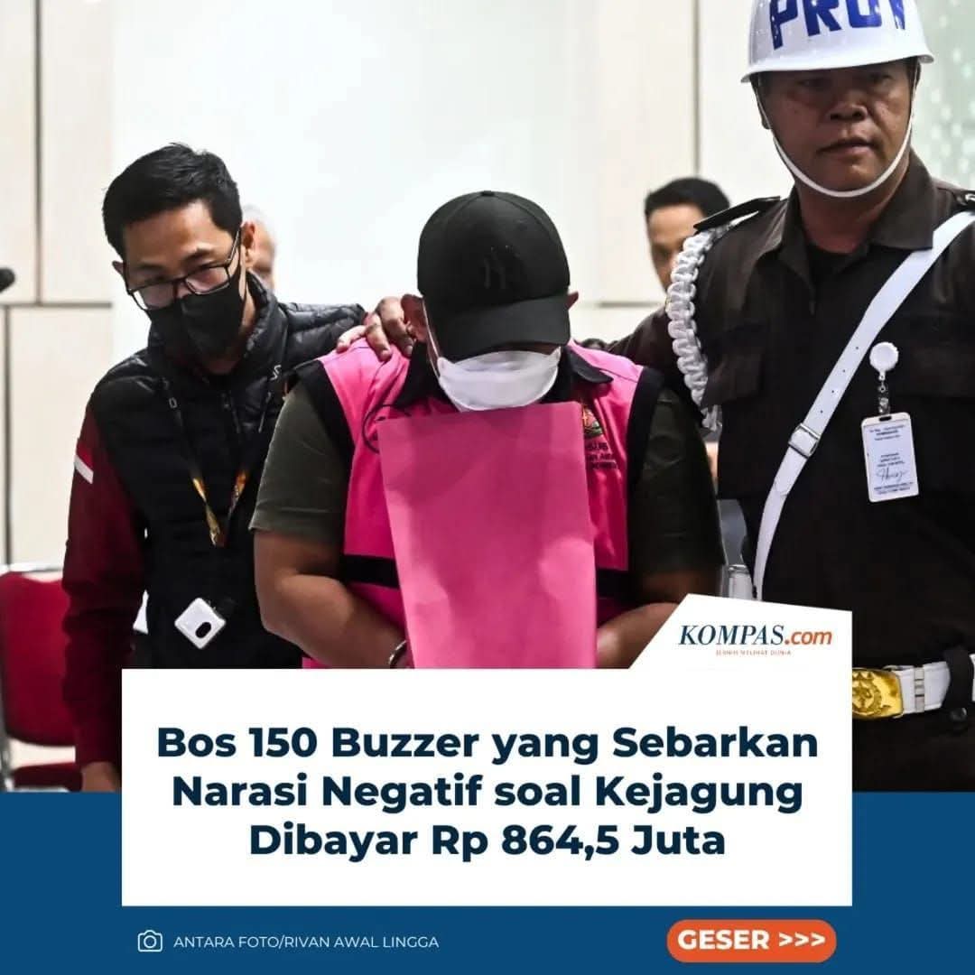 Uniknya politik Indonesia hari ini:
Yg rajin tuduh orang lain buzzer,
ternyata dia sendiri yg dibayar buat nyebar narasi gelap penuh provokasi, hoaks, dan fitnah unk nyerang pemerintah.

Udah dua yg ketangkep.....👇👇 #BuzzerTeriakBuzzer
