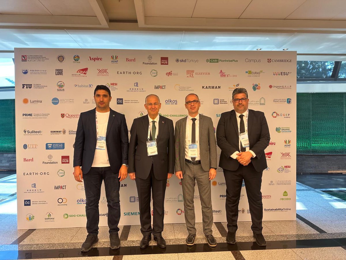 Rektörümüz Prof. Dr. <a href="/NuhZaferCanturk/">Prof. Dr. Nuh Zafer Cantürk</a> , sürdürülebilir kalkınma alanında küresel ölçekte yürütülen çalışmaları değerlendirmek amacıyla düzenlenen “Küresel Sürdürülebilir Kalkınma Zirvesi”ne katıldı.

🌐 kocaeli.edu.tr/haberler/rekto…

<a href="/YuksekogretimK/">Yükseköğretim Kurulu</a>