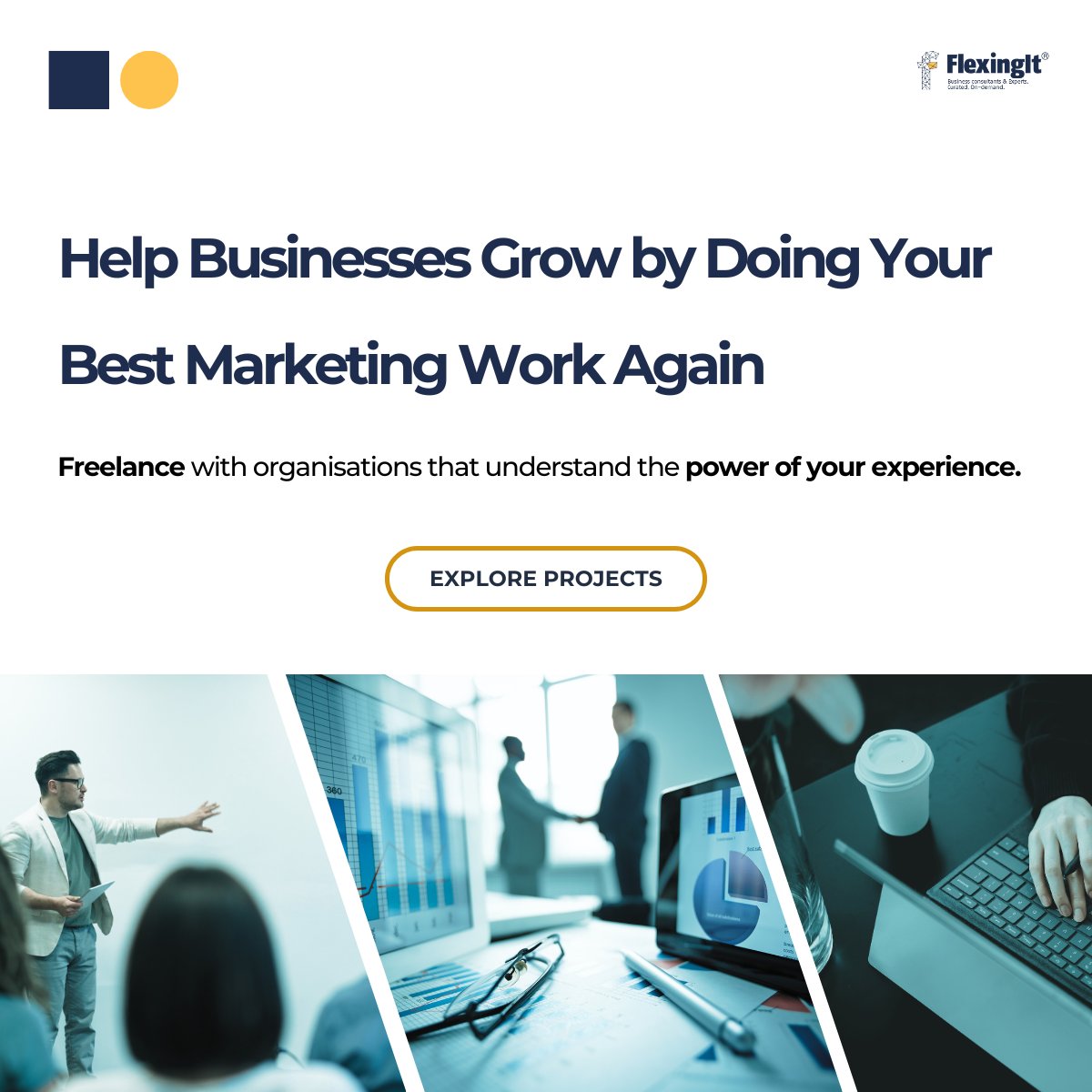 Create your profile in minutes and explore marketing projects with us:
flexingit.com/lp/freelance-m…

#Marketing #MarketingJobs #FreelanceMarketers #FlexingIt #Hiring