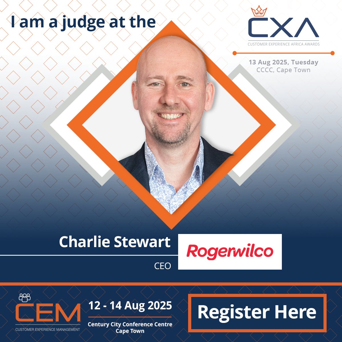 🎉 Announcing the Judges of the CX Africa Awards 2025!
 
🌐 Visit the CXA page: eu1.hubs.ly/H0l200t0
 
More info via the CEM Africa main event page: eu1.hubs.ly/H0l1-yS0