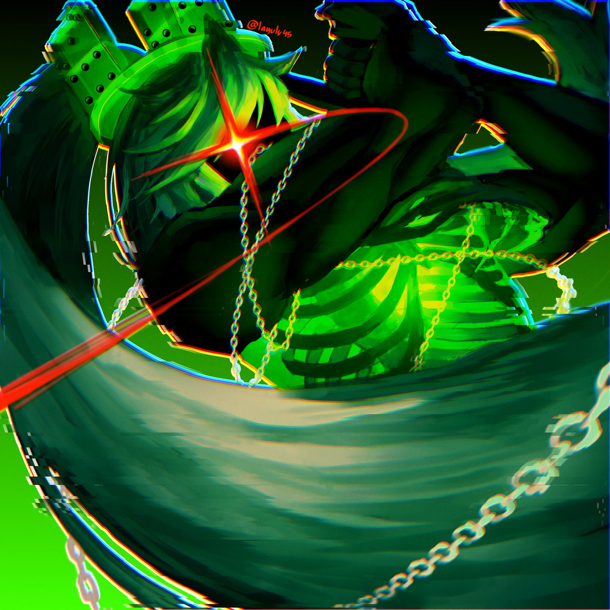 layulu45's tweet photo. 💚⛓️PRIDE COLOR WHEEL CHALLENGE: GREEN ⛓️💚

betrayed 1x1x1x1 from forsaken for 💚!!! i have no idea what their lore is and why they have two different forms but their design is so cool what the helly

suggested by:
@DistortionLady https://t.co/5AVCDlxCvQ