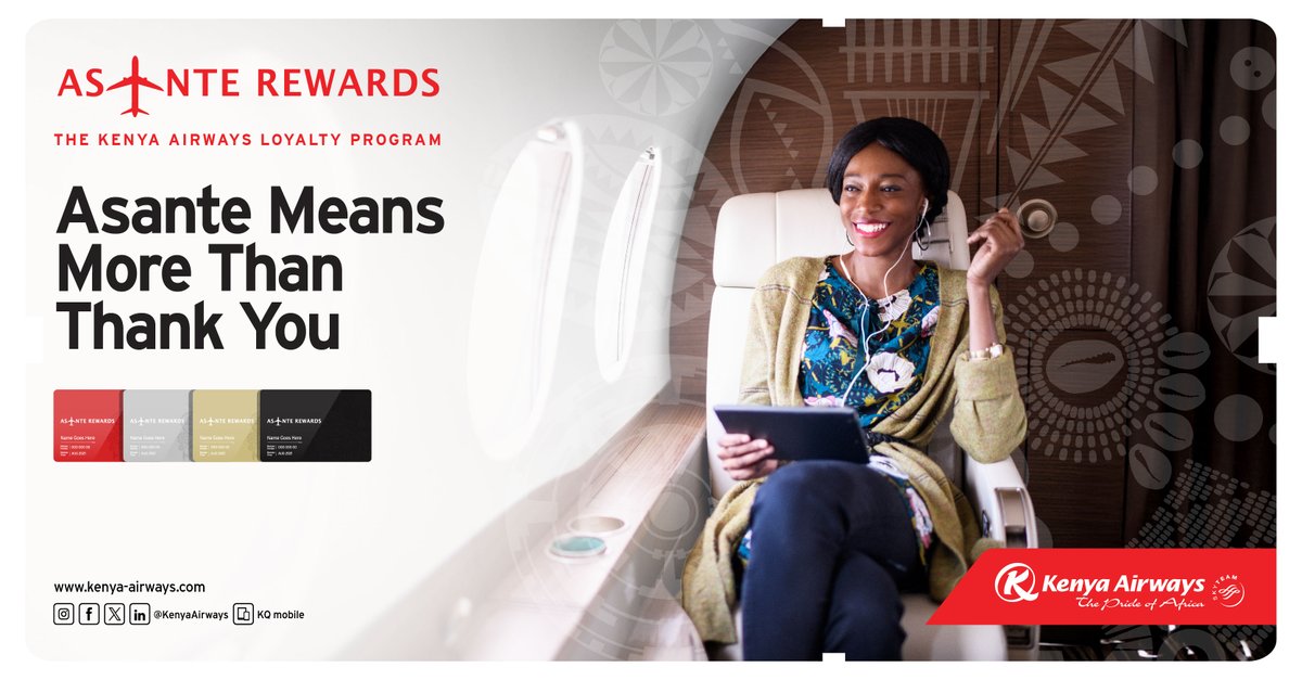 ✈️ Ready for more with Asante Rewards? Our loyalty program is more than a thank you—it’s your ticket to exclusive perks, early boarding, and always feeling like a priority. Enroll today to unlock exclusive travel benefits👉 ow.ly/Imbo50WaKbS

#AsanteRewards