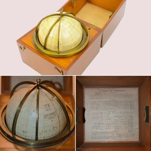 antiques_atlas's tweet image. Selling on Antiques Atlas we have this  Cary &amp;amp; Co. 5.5 inch celestial navigational star globe antiques-atlas.com/antique/cary__…  - makers to the admiralty - C.1925
From Hubbub Antiques #antiqueglobe #antiqueglobes #celestialglobe #navigationalstarglobe #caryandco