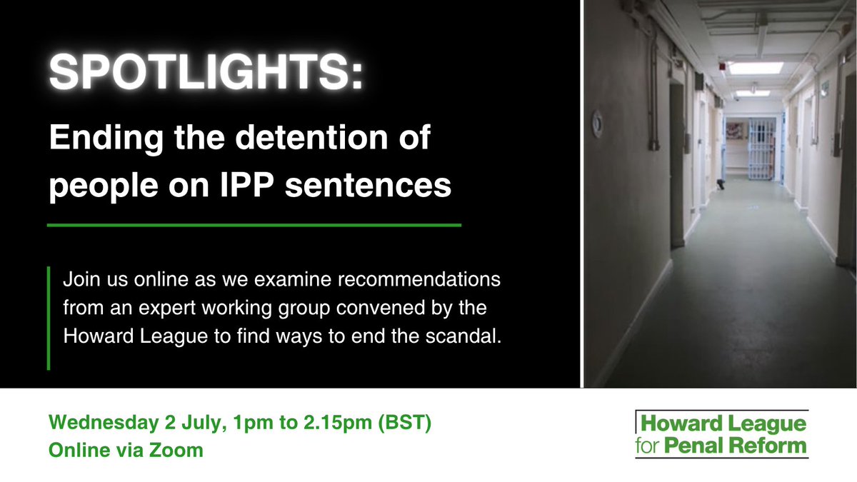 We have convened an expert working group to find ways to end the IPP scandal for good.

Join us on 2 July to hear the group's recommendations, share your thoughts and ask questions of our panel.

Book your place:  ow.ly/nSnR50W8Fh9