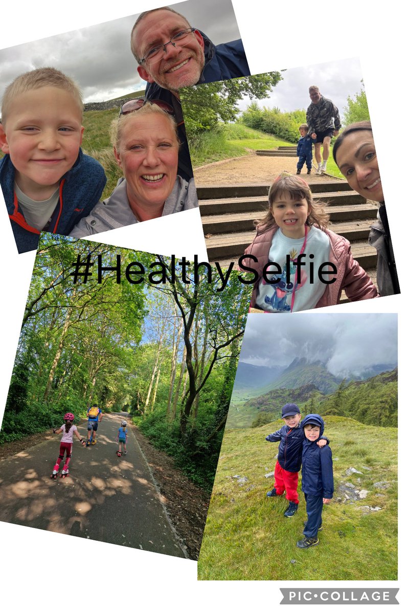 NewlaithesPS's tweet image. Here are a selection of the #HealthySelfie pictures children and staff sent in during Healthy Living Week! 1/2
