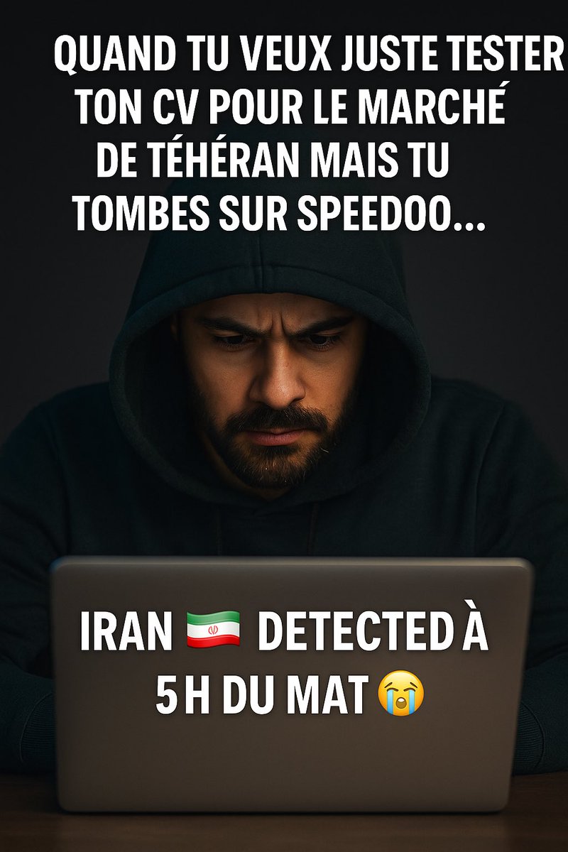 “SpeedOO version Farsi bientôt disponible ? 🇮🇷 Le frère Iranien veut matcher un taf ou c’est juste un VPN qui fait sa tournée du monde pendant qu’on dort ? 😂💻”
👉 speedoo.ai