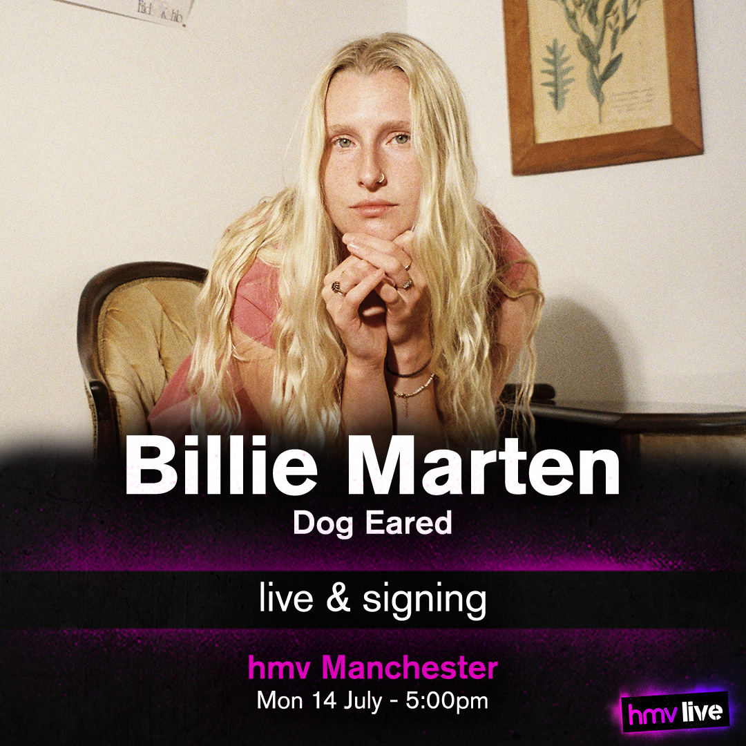 JUST ANNOUNCED!

<a href="/BillieMarten/">Billie</a> will be joining us at <a href="/hmvManchester/">hmv Manchester</a> to celebrate the release of her latest album Dog Eared with a LIVE acoustic set and signing!

Pre-order from 10am tomorrow to secure your place!

Full details: ow.ly/FLMS50WaJjr
#hmvLive