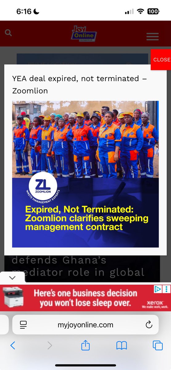 Lolan Sagoe-Moses (@lolanekow) on Twitter photo Anyone else notice this pop up on myjoyonline? Deep pocketed and well connected forces will always fight back. <a href="/Manasseh_Azure/">Manasseh Azure Awuni</a> ‘s fight, which is our fight with Zoomlion isn’t over! We for dey guard! Anyone else notice this pop up on myjoyonline? Deep pocketed and well connected forces will always fight back. <a href="/Manasseh_Azure/">Manasseh Azure Awuni</a> ‘s fight, which is our fight with Zoomlion isn’t over! We for dey guard!