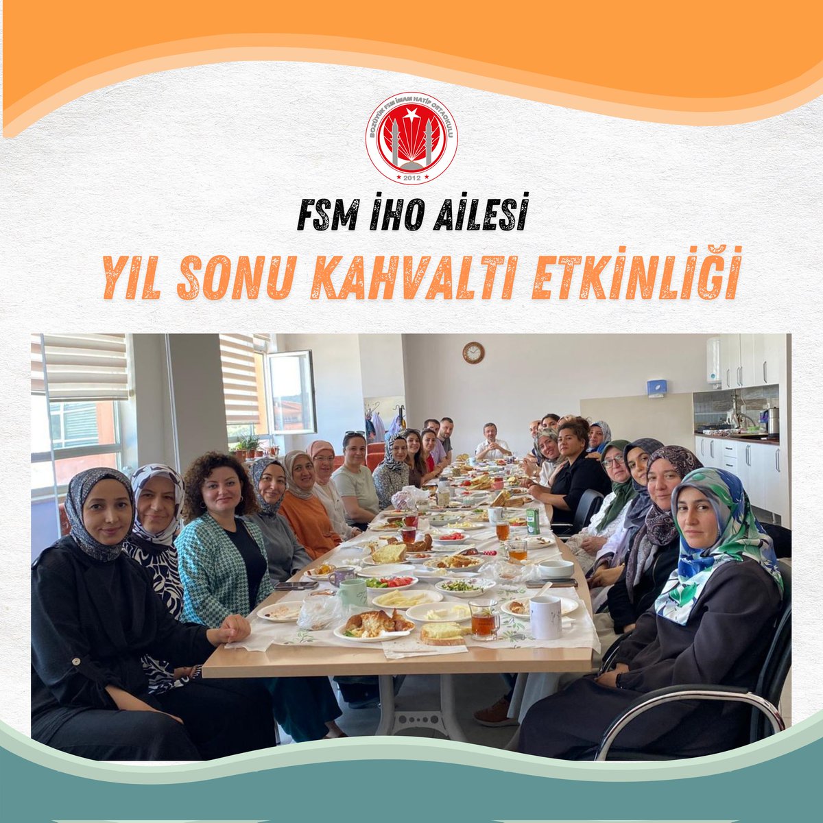 Fatih Sultan Mehmet İmam Hatip Ortaokulu (@bozfsmiho) on Twitter photo FSM İHO ailesi olarak yıl sonu kahvaltı etkinliğimizi gerçekleştirdik.
#BilenProgramı
<a href="/tcmeb/">Millî Eğitim Bakanlığı</a>
<a href="/meb_dinogretimi/">MEB Din Öğretimi Genel Müdürlüğü</a>
<a href="/FaikSOZER/">Faik Oktay SÖZER</a>
<a href="/bilecikvaliligi/">BİLECİK VALİLİĞİ</a>
<a href="/ademozturk65/">Adem ÖZTÜRK</a>
<a href="/bozuyukkaymakam/">Bozüyük Kaymakamlığı</a>
<a href="/srdl_simsek/">Serdal Şimşek</a>
<a href="/bilecikmem/">Bilecik İl Milli Eğitim Müdürlüğü</a>
<a href="/mahmutdemirim/">Mahmut Demir</a>
<a href="/bozuyukilcemem/">Bozüyük İlçe MEM</a> FSM İHO ailesi olarak yıl sonu kahvaltı etkinliğimizi gerçekleştirdik.
#BilenProgramı
<a href="/tcmeb/">Millî Eğitim Bakanlığı</a>
<a href="/meb_dinogretimi/">MEB Din Öğretimi Genel Müdürlüğü</a>
<a href="/FaikSOZER/">Faik Oktay SÖZER</a>
<a href="/bilecikvaliligi/">BİLECİK VALİLİĞİ</a>
<a href="/ademozturk65/">Adem ÖZTÜRK</a>
<a href="/bozuyukkaymakam/">Bozüyük Kaymakamlığı</a>
<a href="/srdl_simsek/">Serdal Şimşek</a>
<a href="/bilecikmem/">Bilecik İl Milli Eğitim Müdürlüğü</a>
<a href="/mahmutdemirim/">Mahmut Demir</a>
<a href="/bozuyukilcemem/">Bozüyük İlçe MEM</a>
