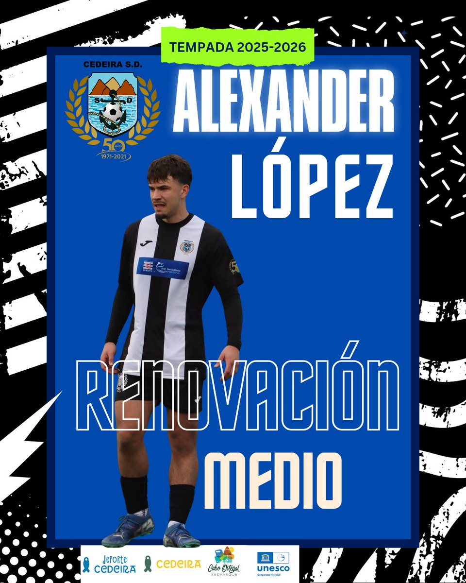 RENOVACIÓNS
TEMPADA 25/26🖤🤍⚽️👏

Continuamos con máis renovacións e continuan con nós unha tempada máis Iker Pérez-Óscar Luaces e Alexander López 😉😉😉

MOITA SORTE RAPACES🥰👏⚽️🍀