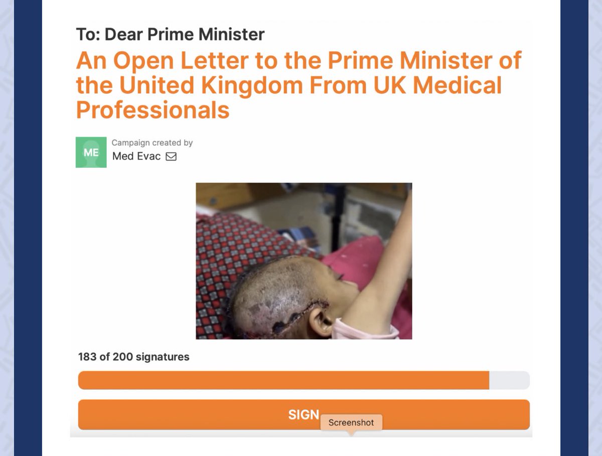 British Arab Nursing and Midwifery Association UK (@banma2023) on Twitter photo Don’t forget to sign the open letter in <a href="/RoyLilley/">Roy Lilley 💙</a> newsletter this week ⬇️
myemail.constantcontact.com/Pickled-onion.…
An Appeal for Urgent Humanitarian Passage for Injured Children from Gaza
<a href="/RoyLilley/">Roy Lilley 💙</a> <a href="/gbtpo/">Dr Theresa Porrett</a> Don’t forget to sign the open letter in <a href="/RoyLilley/">Roy Lilley 💙</a> newsletter this week ⬇️
myemail.constantcontact.com/Pickled-onion.…
An Appeal for Urgent Humanitarian Passage for Injured Children from Gaza
<a href="/RoyLilley/">Roy Lilley 💙</a> <a href="/gbtpo/">Dr Theresa Porrett</a>