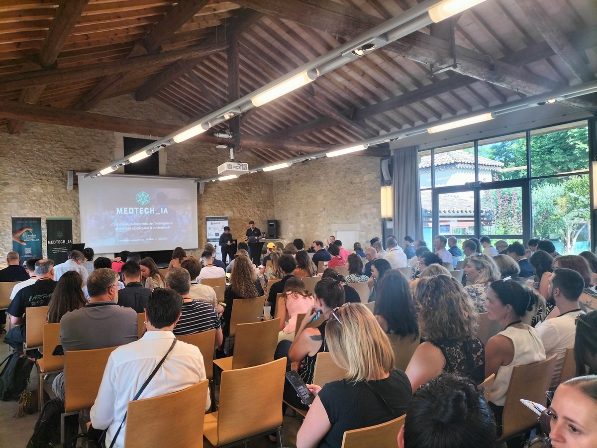 MedTech_IA, c'est lancé ! 🚀

Une journée complète à parler IA dans le secteur de la santé. On adore !

Merci à nos sponsors, nos partenaires, nos speakers et tous les participants d'être présents aujourd'hui ! 

😍