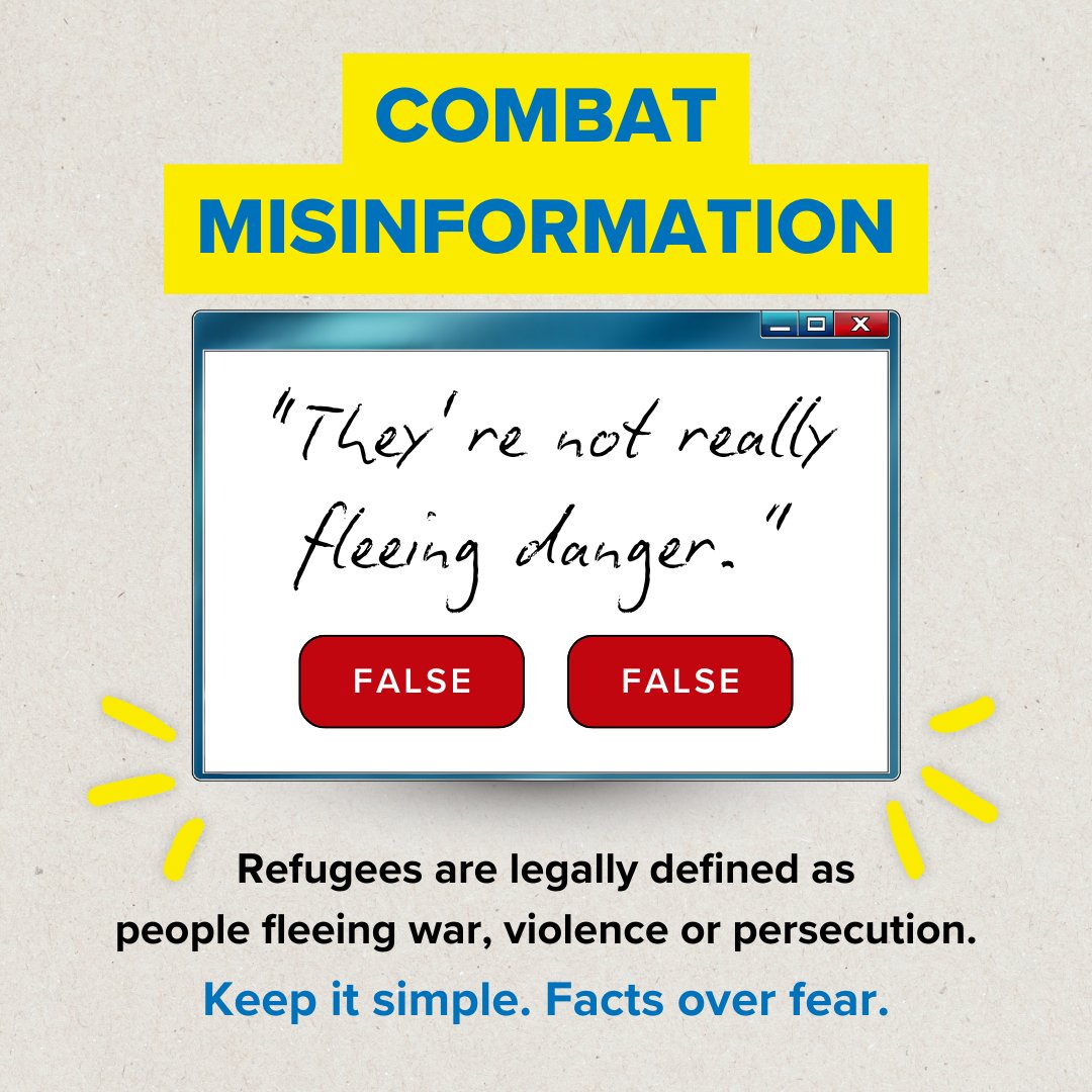 Talking to family about refugees isn’t always easy… especially when the convo takes a turn.

Ahead of #WorldRefugeeDay, here’s how to meet them with empathy, challenge misinformation and share what solidarity really means.