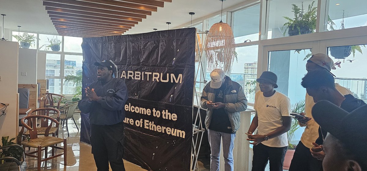 We're  in Nairobi  Jenga Leo for the <a href="/arbitrum/">Arbitrum</a> Pulse bootcamp