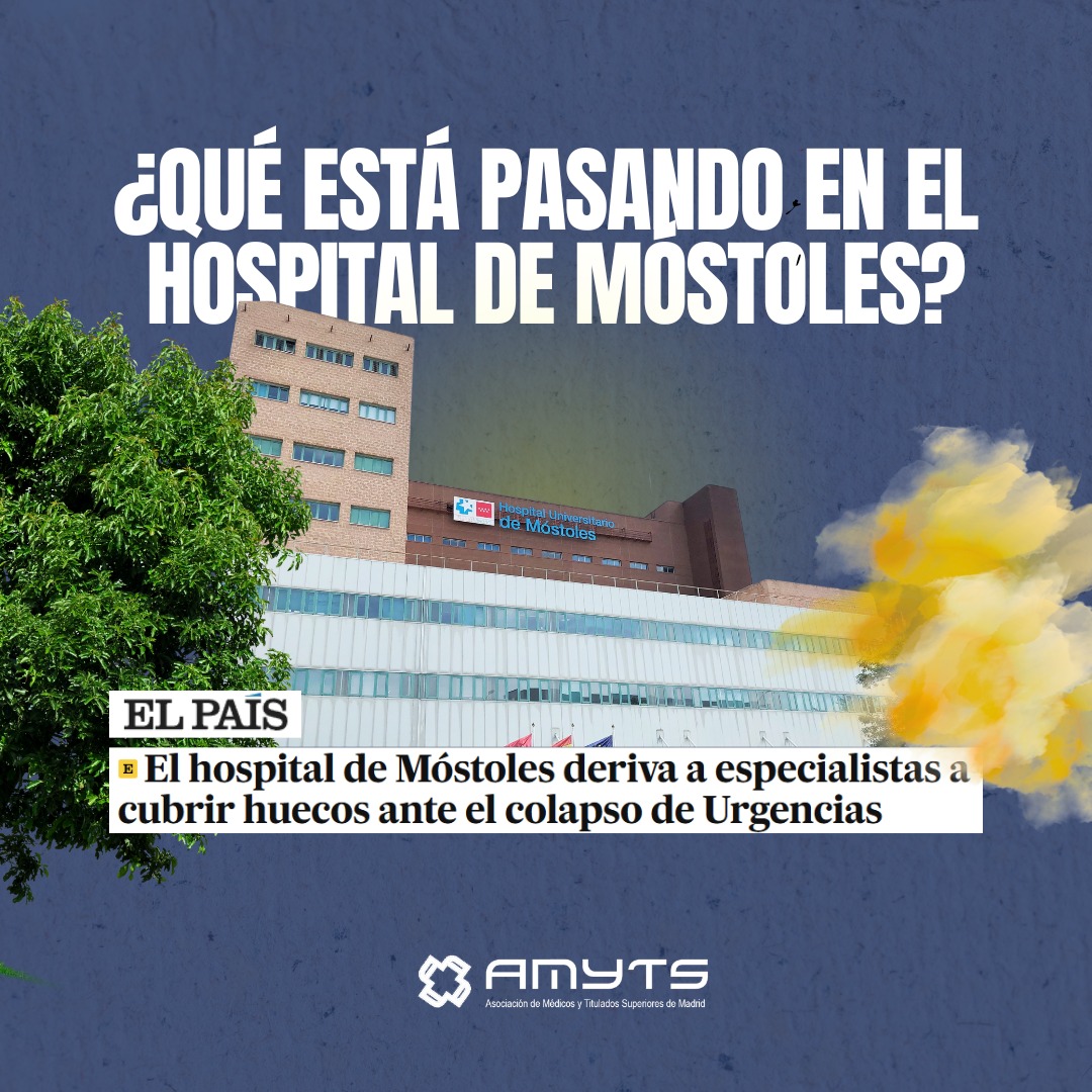 amytsmedicos's tweet photo. 😧¿𝐐𝐮𝐞́ 𝐞𝐬𝐭𝐚́ 𝐩𝐚𝐬𝐚𝐧𝐝𝐨 𝐞𝐧 𝐞𝐥 𝐇𝐨𝐬𝐩𝐢𝐭𝐚𝐥 𝐔𝐧𝐢𝐯𝐞𝐫𝐬𝐢𝐭𝐚𝐫𝐢𝐨 𝐝𝐞 𝐌𝐨́𝐬𝐭𝐨𝐥𝐞𝐬?

😤La Sección Sindical de AMYTS ,junto a decenas de profesionales, ha denunciado la situación crítica en sus Urgencias

Más info: https://t.co/Pu5M73ncm9 https://t.co/pPRTVzQihg