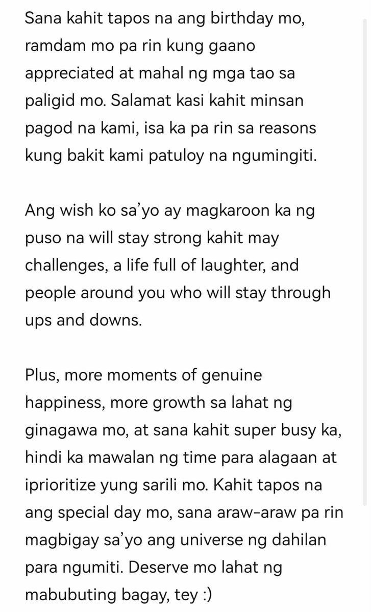 Happy Birthday, baby <a href="/stellajero_/">Stell Ajero</a>!

Wishing you real joy, solid peace, and people who’ll always stay. You deserve the softest life, Stell. 💛

Here's my short message for u! 

HAPPIEST STELL DAY
#CupcakesAndWishesForTEY 
#StellPushingLimitsAt30
<a href="/stellajero_/">Stell Ajero</a> #SB19_STELL #Stell