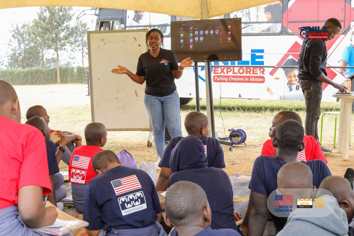 The Nile Explorer Bus 5.0 (@nile_explorer) on Twitter photo It’s a wrap from St. Joseph’s Voc School 💪🏾
The 4 days have ended w/ powerful conversations from <a href="/usmissionuganda/">U.S. Mission Uganda</a> rep, <a href="/PeaceCorps/">Peace Corps</a> volunteer,& a <a href="/WashFellowship/">MandelaWshFellowship</a> fellow
From culture to opportunities, t/ students got a front-row seat and further understood the 🇺🇸X🇺🇬relations It’s a wrap from St. Joseph’s Voc School 💪🏾
The 4 days have ended w/ powerful conversations from <a href="/usmissionuganda/">U.S. Mission Uganda</a> rep, <a href="/PeaceCorps/">Peace Corps</a> volunteer,& a <a href="/WashFellowship/">MandelaWshFellowship</a> fellow
From culture to opportunities, t/ students got a front-row seat and further understood the 🇺🇸X🇺🇬relations