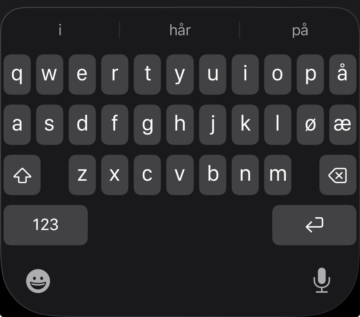 One of the iOS26 keyboard bugs i see a few times a day 🙈