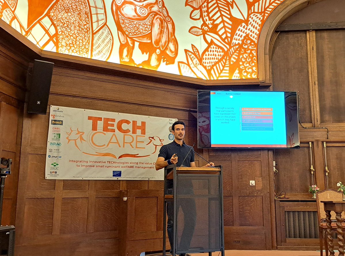 The second day of TechCare final conference has just started with Victor Miguel (Oviaragón) who presented the large scale surveys results! 🐑🐐🙂👇
#largescale #surveys #farmers #Innovation