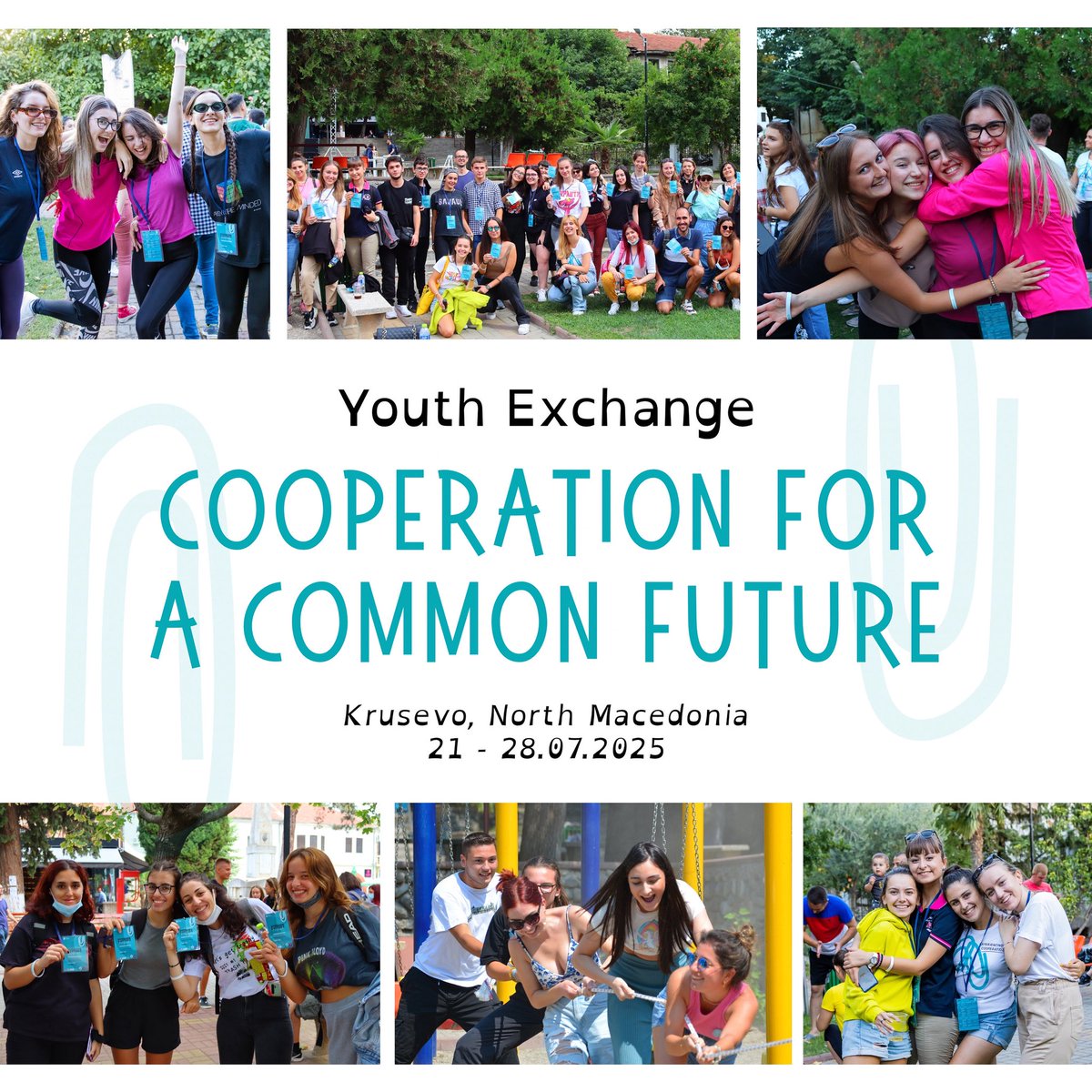 🌞 Join us this summer for a week of dialogue, youth cooperation, and fun activities with 20 young people from 🇲🇰&amp;🇬🇷, in Krusevo from July 21st to 28th, 2025!

📎 Info Pack, Agenda and Application Form: forms.gle/qrgj7iC3FsBHKP…