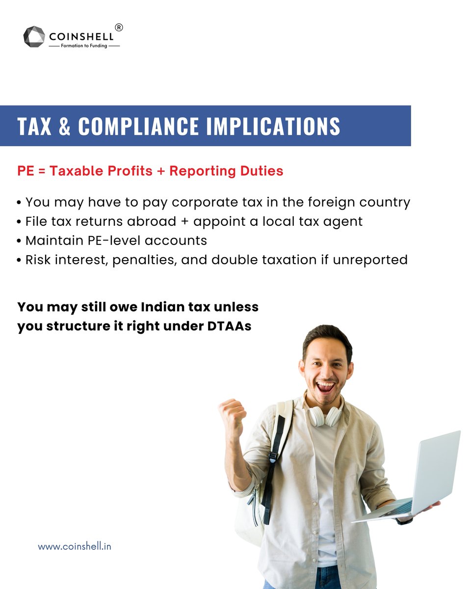 CoinShell's tweet photo. 📌Global clients? You might owe foreign tax.

PE risk is real,  even without an office abroad.

@CoinShell helps you stay compliant, globally. Follow us for smart cross-border tips. 🌍

#PERisk #Coinshell #StartupTax #GlobalCompliance https://t.co/m9M2piFKvg