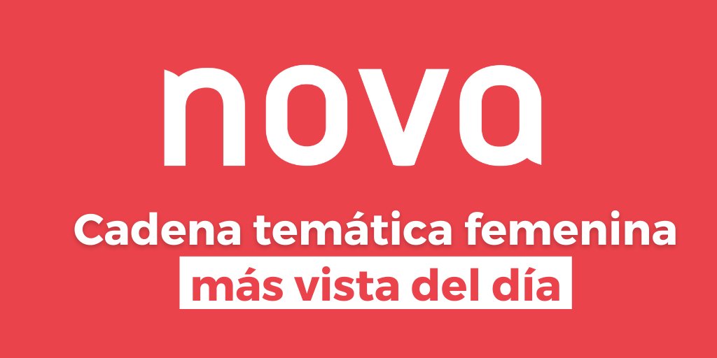 #Audiencias I

🏆 <a href="/NovaTDT/">Nova</a> (2,3%) sube y sigue LÍDER sobre su inmediata competidora

🏆 Es la cadena LÍDER de la Sobremesa temática (3,1%)

📺 Logra LO+VISTO de este ranking con 'Emanet': 342.000 seguidores y 3,7%

📺 'Lo que la vida me robó' (258.000 y 3,3%), también LÍDER