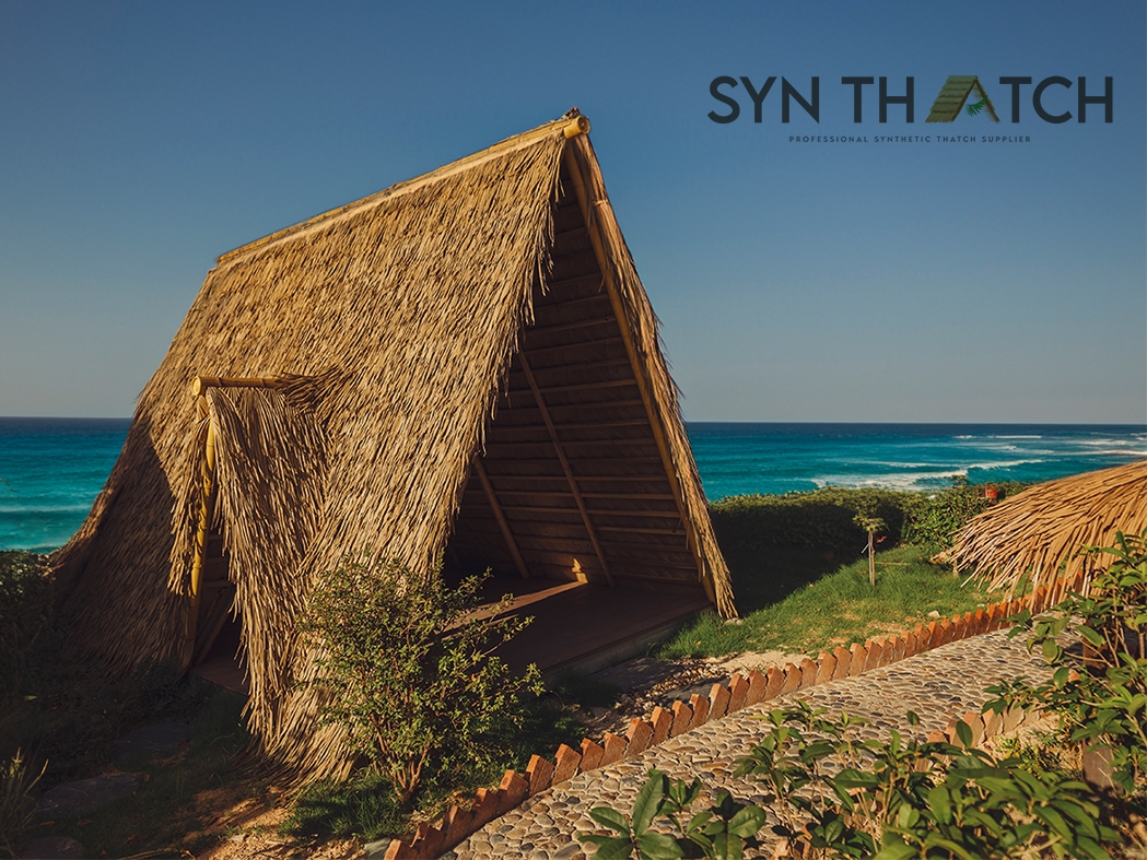 Synthatch's tweet image. Natural look, zero maintenance. 🌿
Our synthetic thatch tiles offer tropical charm with fire resistance &amp;amp; weatherproof durability.
#SyntheticThatch #RoofingSolutions #EcoDesign #TropicalStyle #foryou