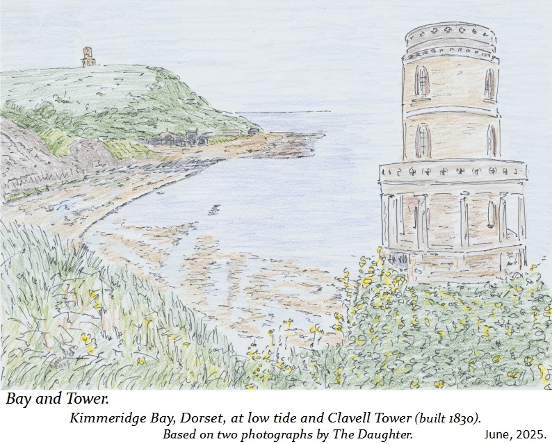 DrDanDiaper's tweet image. &apos;Bay and Tower&apos; #sketch 
@abdulhayemehta @NorthStandGang @ilegally_indian @AnnieChave @palfreyman1414 @Edgaralanpoe48 @andydurrant75 @cbar2323 @kinobe911 @mattbob84 @WG_RumblePants 
#pen &amp;amp; #pencil #drawing #drawingart #sketchart #art
#montage #seascape #coast #Building #folly
