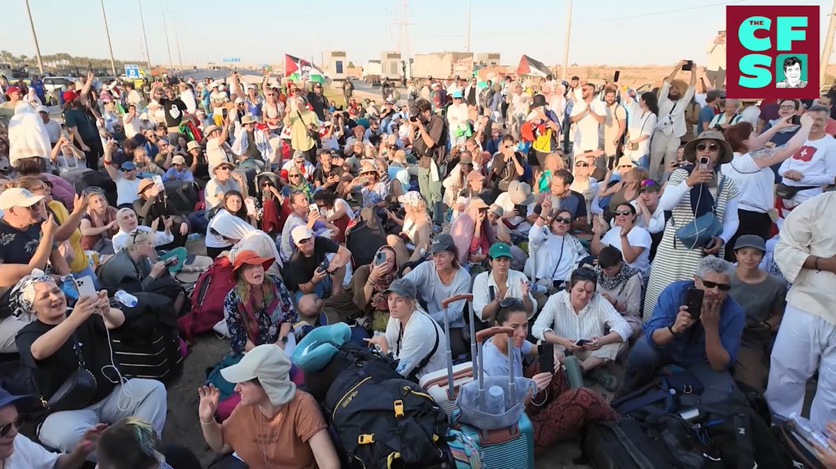 Over 1,000 people from over 50 countries attempted the March to Gaza - united by one cause: end the genocide. 
👉This is a record of courage, solidarity, and resistance - of ordinary people demanding change.
Watch here👇
youtu.be/k8f4OsnHbaM