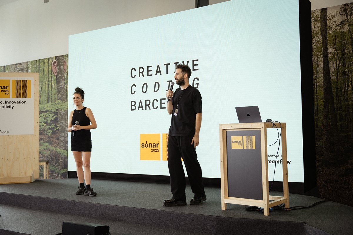 tgamxyz's tweet image. A few shots from our takeover at @SonarFestival with @ccoding_bcn, @andreasgysin, Maria Castellanos, @rogerpibernat, and Sensitive Interfaces. We had a blast, thanks to everyone who joined us! ❤️
