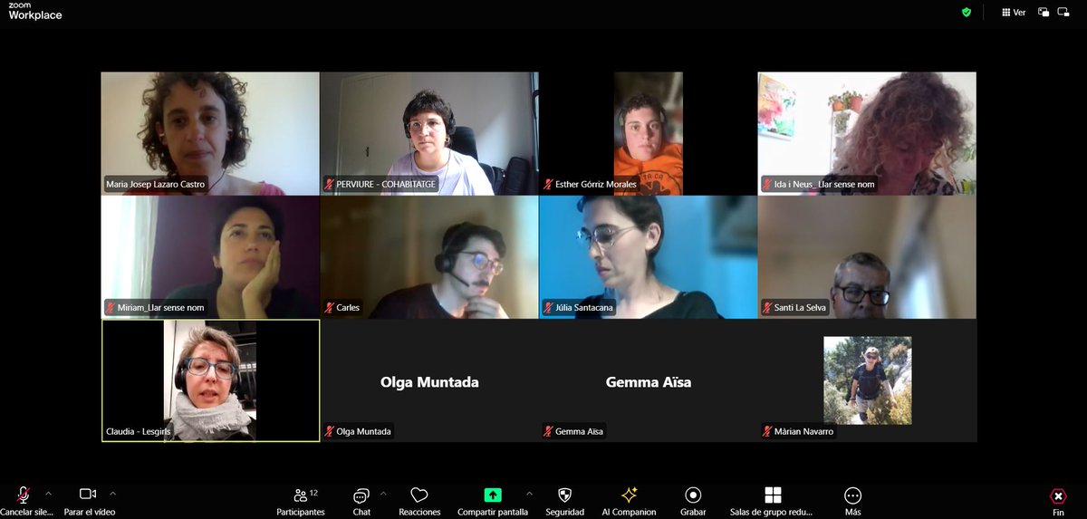 👋Et vas perdre la darrera sessió d'assessorament col·lectiu de #Perviure per a grups de #cohabitatge? 

💬Hi van participar 6 grups i van sortir-hi temes molt interessants: des de com crear comunitats més cohesionades fins a dubtes en la cerca de sòl.

T'expliquem com va anar!👇