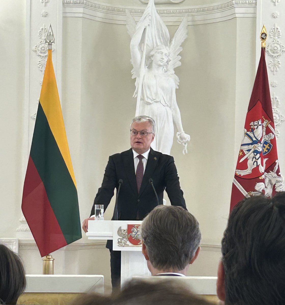 MJDPeterborough's tweet photo. Privileged to have spent two days in Vilnius at the 9th Convention of Honorary Consuls of the Republic of Lithuania.Attended in my new role of HC for Lithuania in Peterborough.Packed and fascinating agenda including briefings by the President, Prime Minister and Foreign Minister. https://t.co/yAF8c9GkTX