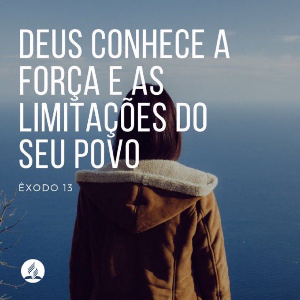 #Ex13|A presença constante de Jesus  na caminhada para a terra prometida, nos anima e nos sustenta! Ele promete: Eu estarei com vocês  todos os dias! Confortante saber que não estamos sozinhos! #rpSp