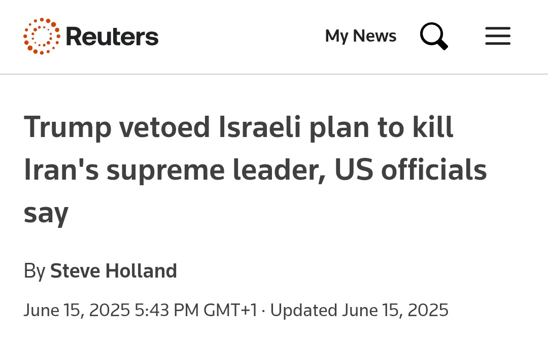 Trumps Position ist auch deshalb so unklar, weil er sie in den letzten Tagen mehrmals geändert hat. Was sich mittlerweile herauskristallisiert:
(1) Er ist fest entschlossen, das iranische Atomprogramm zu beenden.
(2) Seine Präferenz ist (nach wie vor) ein „Deal". 1/