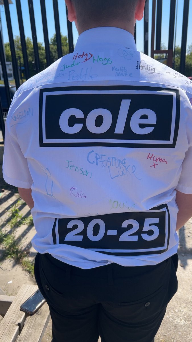 My son’s leavers shirt that he’s designed himself. <a href="/liamgallagher/">Liam Gallagher</a> <a href="/NoelGallagher/">Noel Gallagher</a> <a href="/oasis/">Oasis</a>