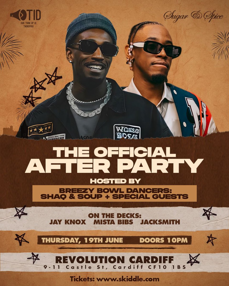 TOMORROW NIGHT
Catch me DJing at The Official After Party hosted by Chris Brown’s Breezy Bowl Dancers – SHAQ &amp; SOUP, along with some special guests.

It’s going to be a night to remember.
🎟️ Tickets: fatso.ma/1WYz

See you there!