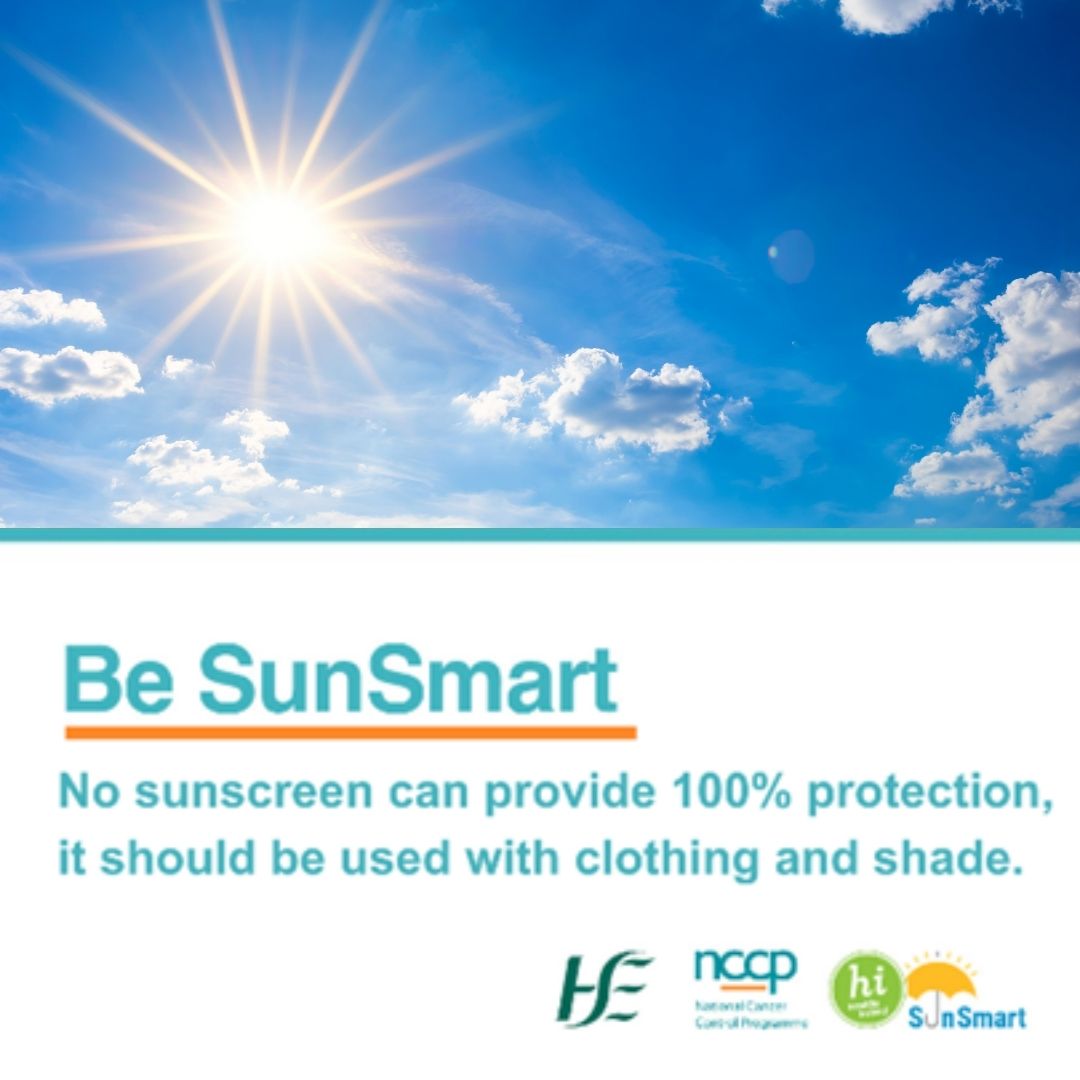 Mariodonovan08's tweet image. ➡️Protecting your skin from the sun no matter where you are or why you are outdoors can reduce your risk of skin cancer. The best ways to protect your skin is to follow the #SunSmart 5 S’s Slip Slop Slap Seek Slide
@HSELive
@hseNCCP
#SunSmart 😎⛱️🌞