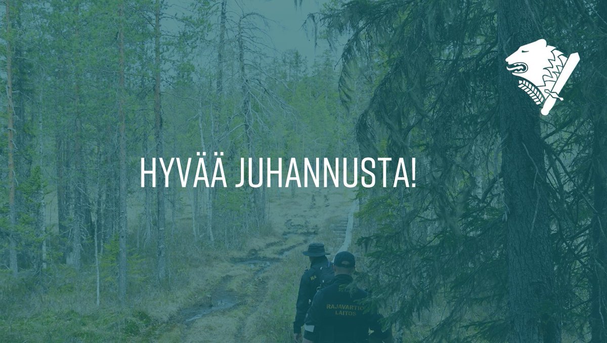 KainuunRaja's tweet image. Kainuun rajavartiosto toivottaa hyvää ja turvallista juhannusta!
#Juhannus #Viisaastivesillä