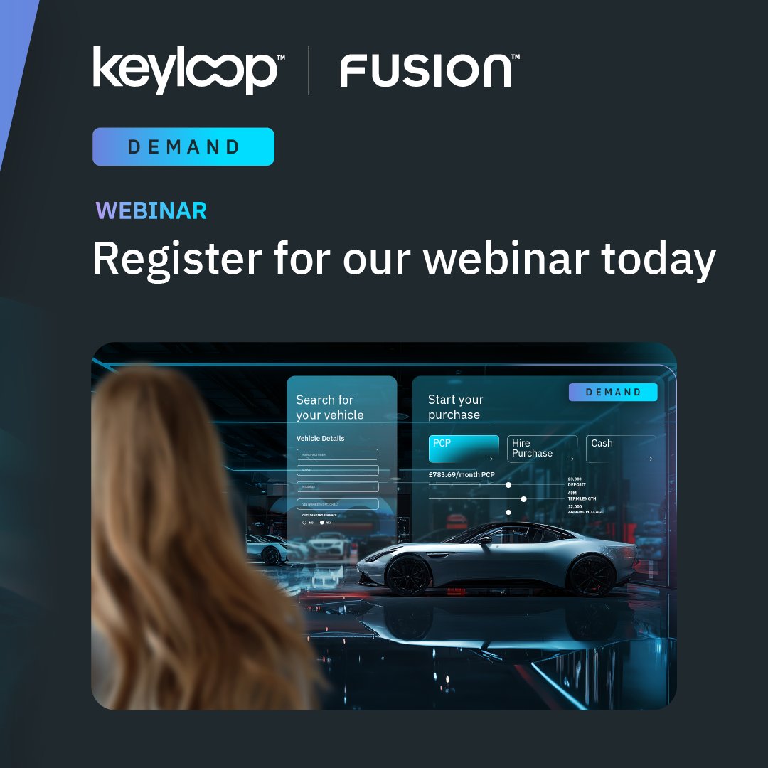 Keyloop (@keyloopauto) on Twitter photo Time’s running out! Join our 9 July webinar to see how Keyloop Demand + Auto-e turn browsers into buyers with AI video, smart ads & seamless journeys. 
Don’t miss out – register now: ow.ly/n1Jj50WaBST 
#KeyloopDemand #AI #AutoE Time’s running out! Join our 9 July webinar to see how Keyloop Demand + Auto-e turn browsers into buyers with AI video, smart ads & seamless journeys. 
Don’t miss out – register now: ow.ly/n1Jj50WaBST 
#KeyloopDemand #AI #AutoE