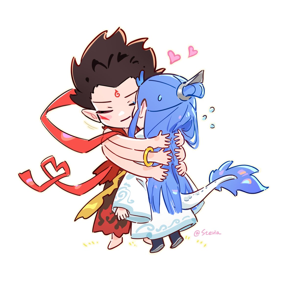 #藕饼 #Oubing
六臂抱老婆🥰