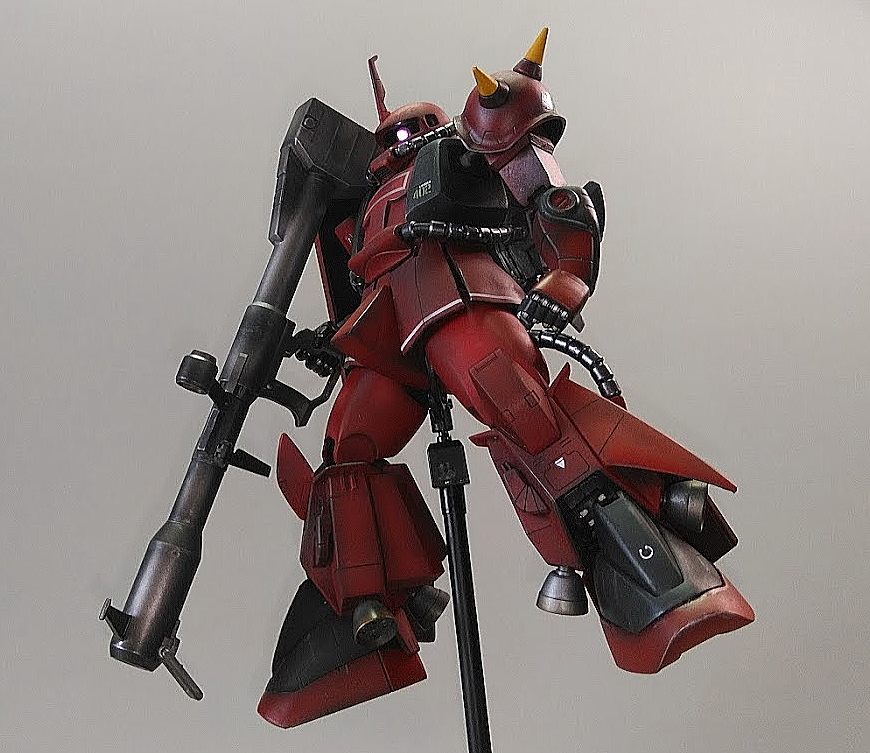 p3LERDLvZ6pjIOK's tweet image. 旧キット 1/100 ジョニザク ミキシング改修(ジョニーくん) 完成しました😊
#ロボマニ
#旧キット
#ガンプラ
#旧キットはいいぞ
#MSV