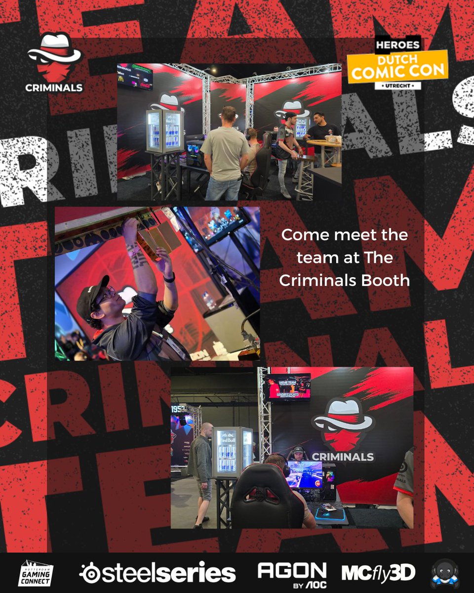 Criminals (@criminalsorg) on Twitter photo 🎮 @Criminals at <a href="/dutchcomiccon/">Heroes Dutch Comic Con</a> – Stop by and put your skills to the test with our awesome challenges! 🕹
Visit the Criminals booth at Dutch Comic Con and check out the latest gear, exclusive items, and the unique Criminals vibe.
Jump into the action with our Dice Game, catch as 🎮 @Criminals at <a href="/dutchcomiccon/">Heroes Dutch Comic Con</a> – Stop by and put your skills to the test with our awesome challenges! 🕹
Visit the Criminals booth at Dutch Comic Con and check out the latest gear, exclusive items, and the unique Criminals vibe.
Jump into the action with our Dice Game, catch as