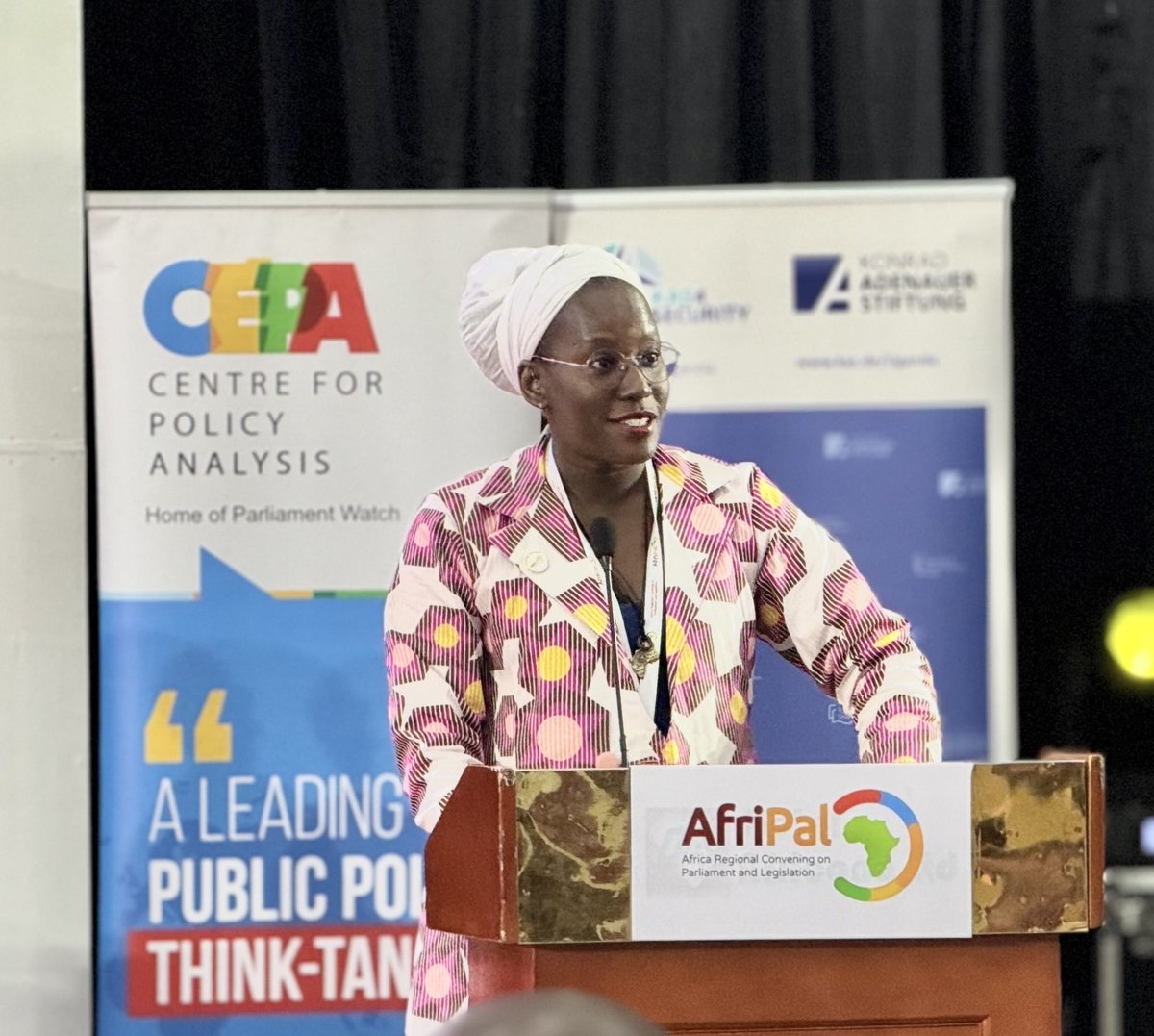 ModParl's tweet image. Dr. Hannah Muzee shares the inspiration that led to the @AfripalConf, which brings together academics & practitioners to share information & experiences & plan for the legislatures of the future.
The next conference will take place in 2027