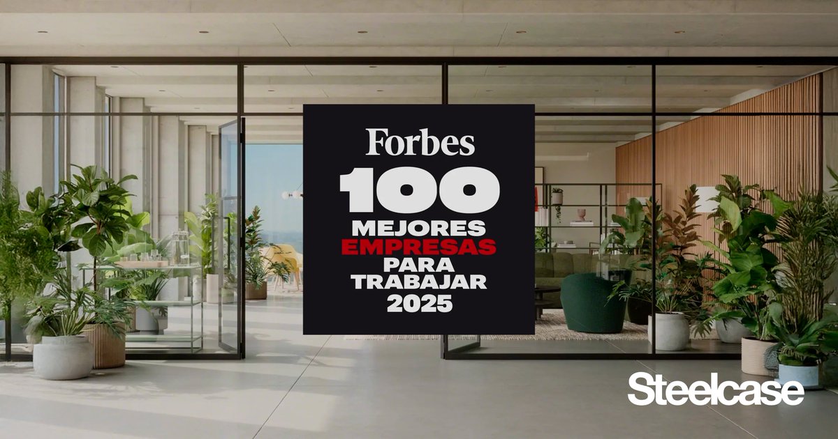 🏆 Un año más estamos entre las 100 Mejores Empresas para Trabajar en España.

Gracias a todo el equipo por hacer posible una cultura basada en el bienestar, la inclusión y la innovación.
#Steelcase #WorkBetter #CulturaLaboral
