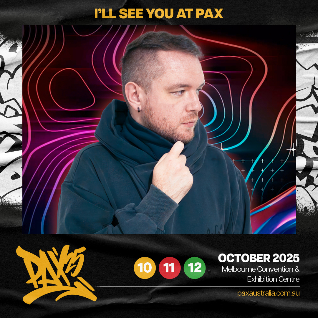 Now is a good time as ever to announce I'm joining the insane roster of content creators for PAX AUS '25 this year and I can't wait to be back home! See you soon, Melbourne 💛 <a href="/PAXAus/">PAX Australia</a> #PAXAUS