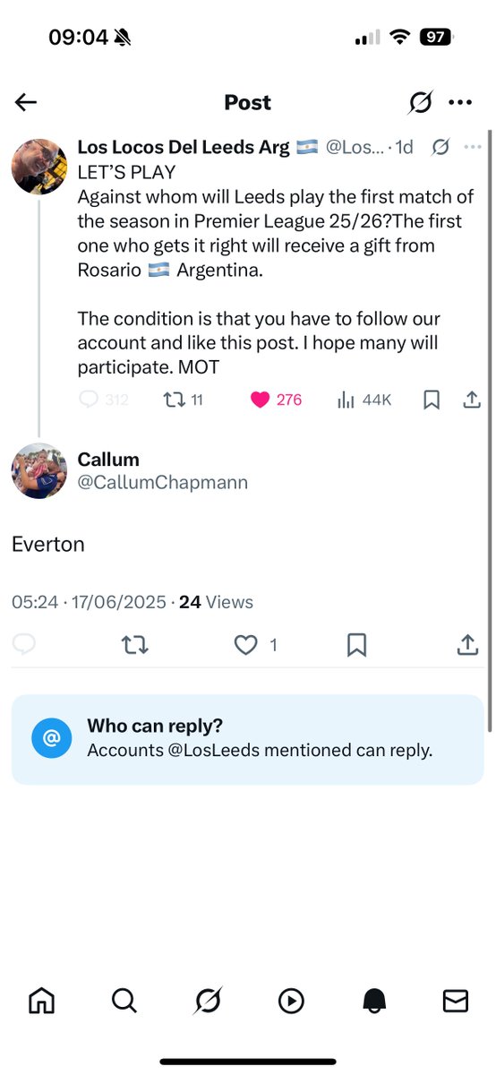 CallumChapmann's tweet photo. @LosLeeds 😘 https://t.co/umcbr6dutW