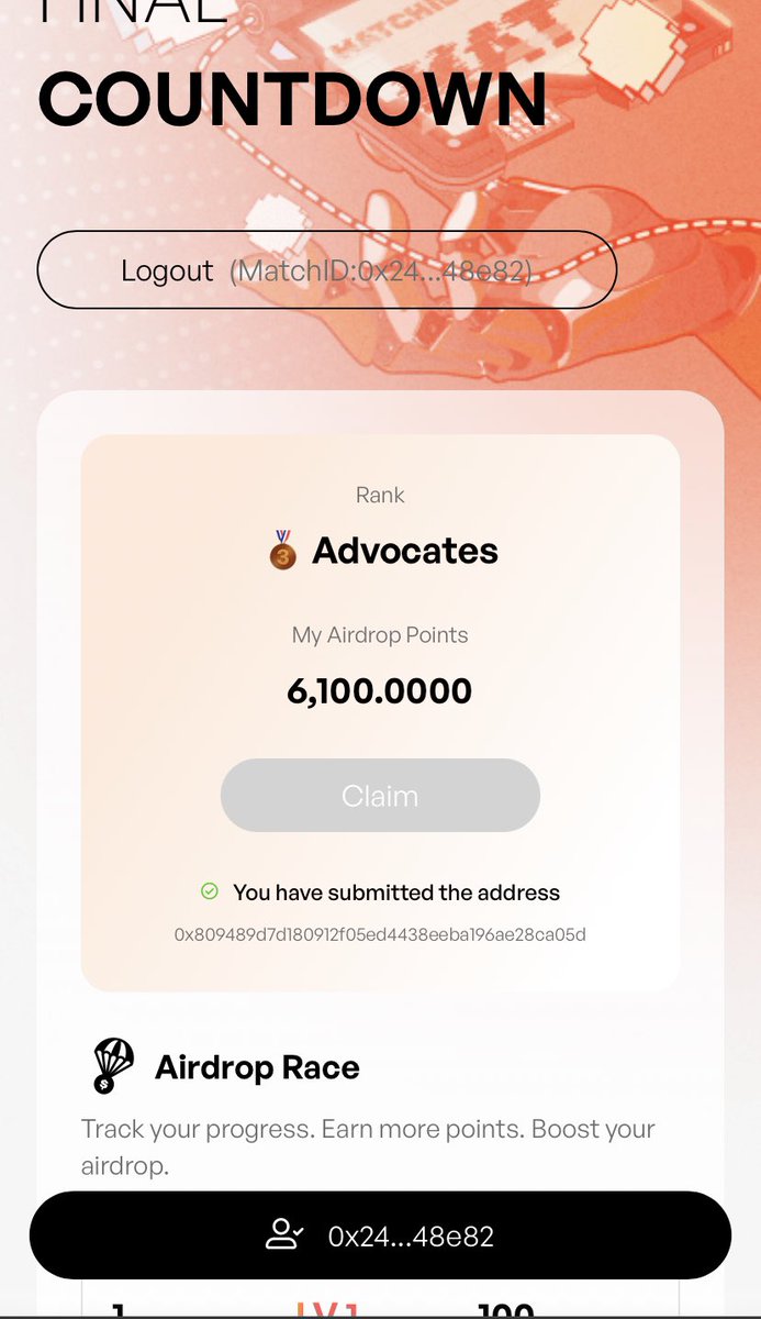 kyyinhell's tweet photo. @matchain_io Ini gimna claimnya kok gak bisa? https://t.co/WhRGXZoThB