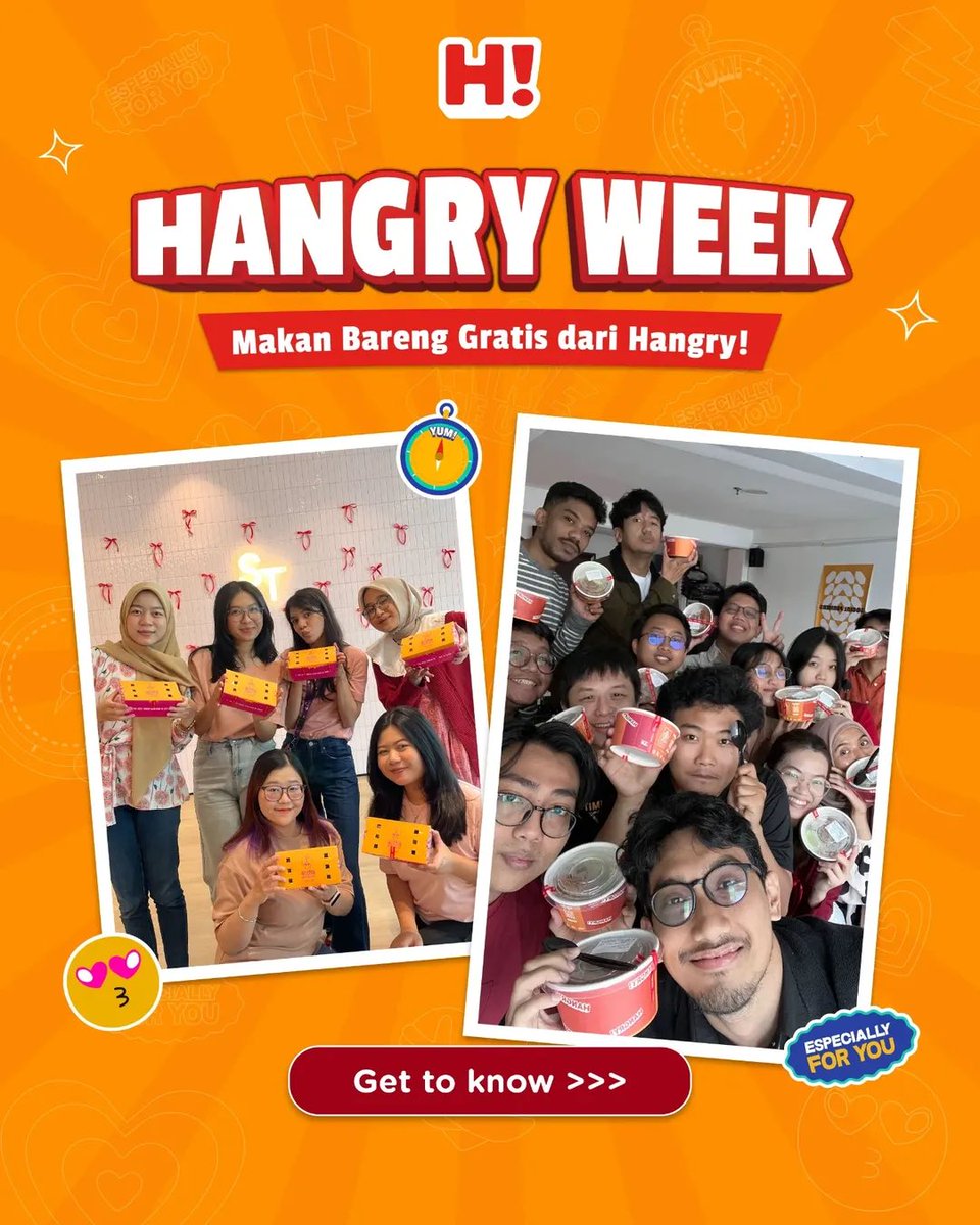 hangry_id's tweet photo. Ada yang kantor nya mau ditraktir Hangry ga disini? Retweet dulu dong😍 https://t.co/E7fb4bMp8D