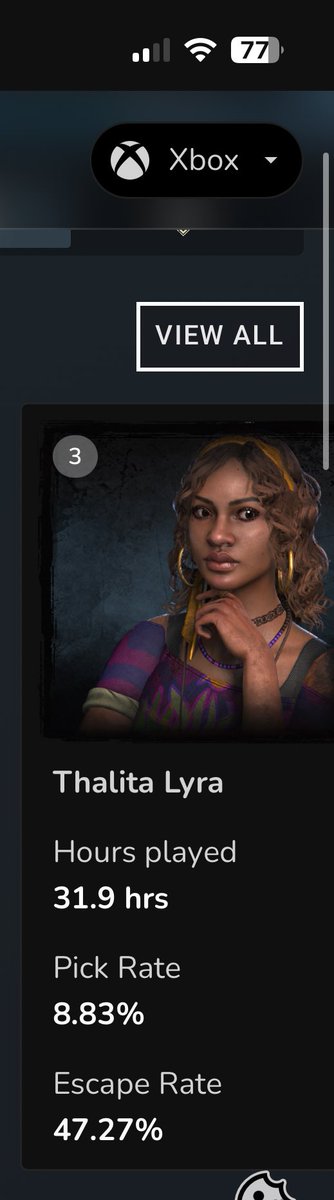 My top three survivors. I need to play Thalita more like I used to 🥺

#DBD #DeadByDaylight